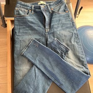 Like New Madewell Curvy Skinny Jeans